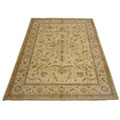 Afghan Vegetable-dyed Beige Rug (10'1 x 14'1)
