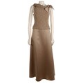Patra Women's Boucle Satin Mock 2-piece Dress