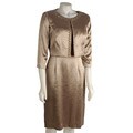 Patra Women's Hammered Satin Dress and Jacket