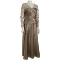 Patra Women's Beaded Lace Taffeta Dress