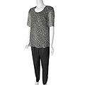 Adi Future Collection 2-piece Black Pant Suit Set