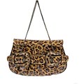 Fendi Mini Leopard Print 'B' Handbag