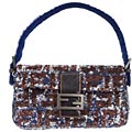 Fendi 'Baguette' Zucca Sequin Handbag