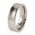 Polished Concave Tungsten Ring
