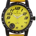 Paul Du Pree by Croton Men's Yellow Leather Watch