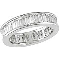 18k White Gold 3ct TDW Diamond Eternity Ring (G-H, VS1)