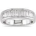 18k Gold 1ct TDW Diamond Semi-eternity Ring (G-H, VS)
