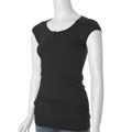 Timing Women's Cap Sleeves Scoop Neck Top