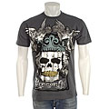 Dragonfly Men's Foil Skull Short-sleeve T-shirt