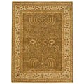 Hand-knotted Uppala Kelp Wool Rug (9' x 12')
