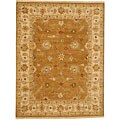 Hand-Knotted Amman Ivory Wool Rug (9' x 12')