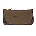 Prada Medium Logo Jacquard Cosmetic Case