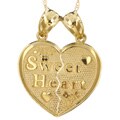 Chateau D' Argent 10k Gold 'Sweet Heart' Necklace