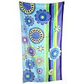 Circus Swirl Blue Beach Towels (Set of 2)