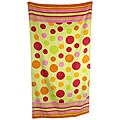 Dots and Stripes Green Beach Towels (Set of 2)