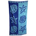Starfish and Shells Beach Towels (Set of 2)
