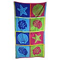 Block Shells Beach Towels (Set of 2)