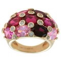 Charles Winston Pink Hues Cubic Zirconia Ring