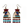 Pewter Egyptian Horus Earrings
