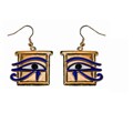 Pewter Egyptian Wedjat Earrings