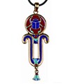 Pewter Scarab Pendant Necklace