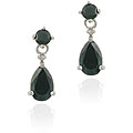 Sterling Silver Sapphire Teardrop Earrings