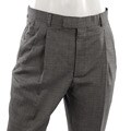 Perry Ellis Men's Black Nail Head Wool Trousers
