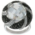 Charles Winston Fancy Swirl Design CZ Ring