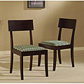 Parker Teal Spots Dining Chair (Set of 2)