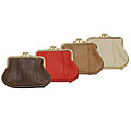 Journee Collection Frenchy Leather Coin Holder