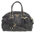 Prada Medium Nappa Leather Bowler Handbag