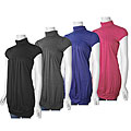 Self Esteem Women's Cap Sleeve Pleated Bodice Top