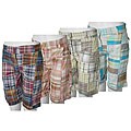 Cute Options Women's Plaid Patchwork Bermuda Shorts