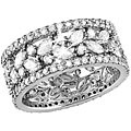 18k Gold 2 3/4ct TDW Diamond Openwork Eternity Band (G-H, VVS-VS)