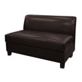 Clayton Customizable Vinyl Armless Loveseat