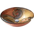 Kraus Copper Snake Glass Vessel Sink