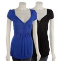 Bina Women's Short-sleeve Tie-back Shirt