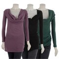 C&C California Women's Drape Neck Shirt
