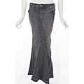 Highway Jeans Junior's Flared Grey Denim Skirt