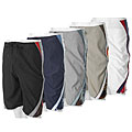 Black Web Men's Tie Waist Board Shorts