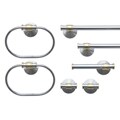 Caslon Chrome and Brass Finish 7-piece Bathroom Set