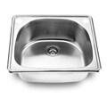 D-bowl Top-mount Stainless Steel Kitchen Sink