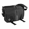 DadGear Silver Sparkle Center Stripe Diaper Bag