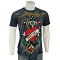 Ed Hardy Men's Heart and Anchor Print T-shirt