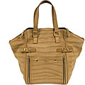 YSL Crocodile Embossed Nubuck Suede 'Downtown' Tote