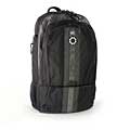 DadGear Silver Center Stripe Diaper Backpack