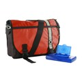 DadGear Red Retro Stripe Diaper Bag