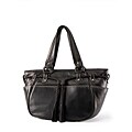 Breckenridge Black Leather Tote