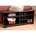 Black Half Cubby Bench