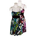 JFW Women's Spaghetti Strap Empire Waist Dress